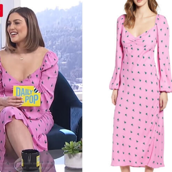 afrm pink dress